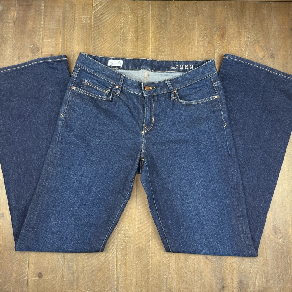 GAP 1969 Dark Blue Flare Jeans